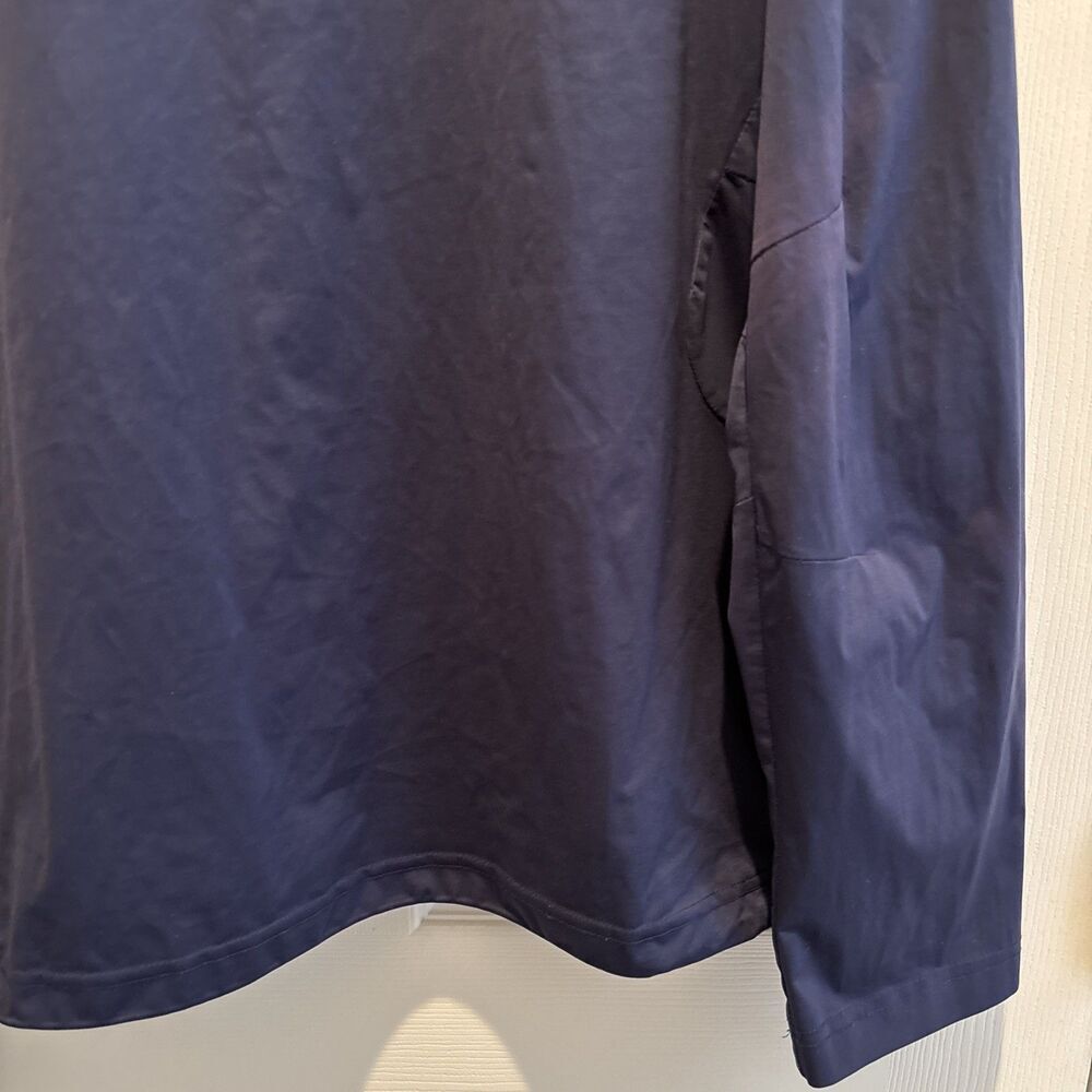 RLX Ralph Lauren PGA Windbreaker Jacket Men's XL 1/4 Zip Pullover Pocket Navy - Picture 11 of 15